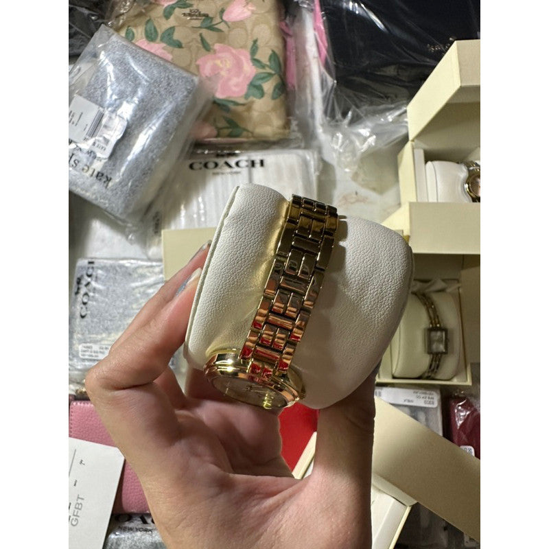ORIG & IMPORTED AK Klein Women's 28mm Gold-Tone Bracelet Watch AK/3070MPGB