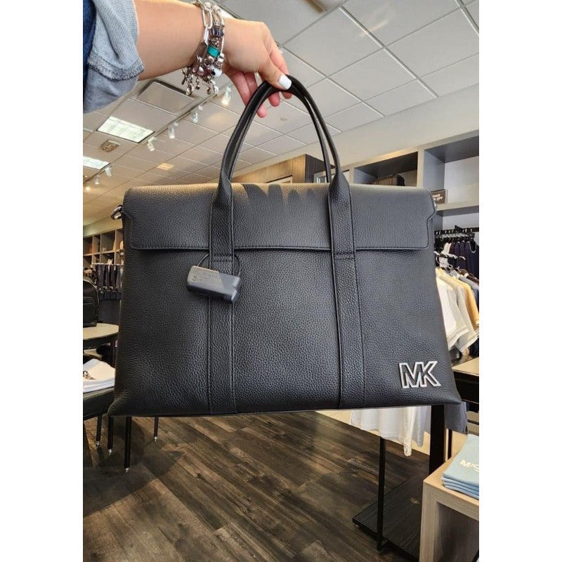 SALE! ❤️ ORIG & IMPORTED MK Cooper Pebbled Leather Briefcase Men's Laptop Bag Black