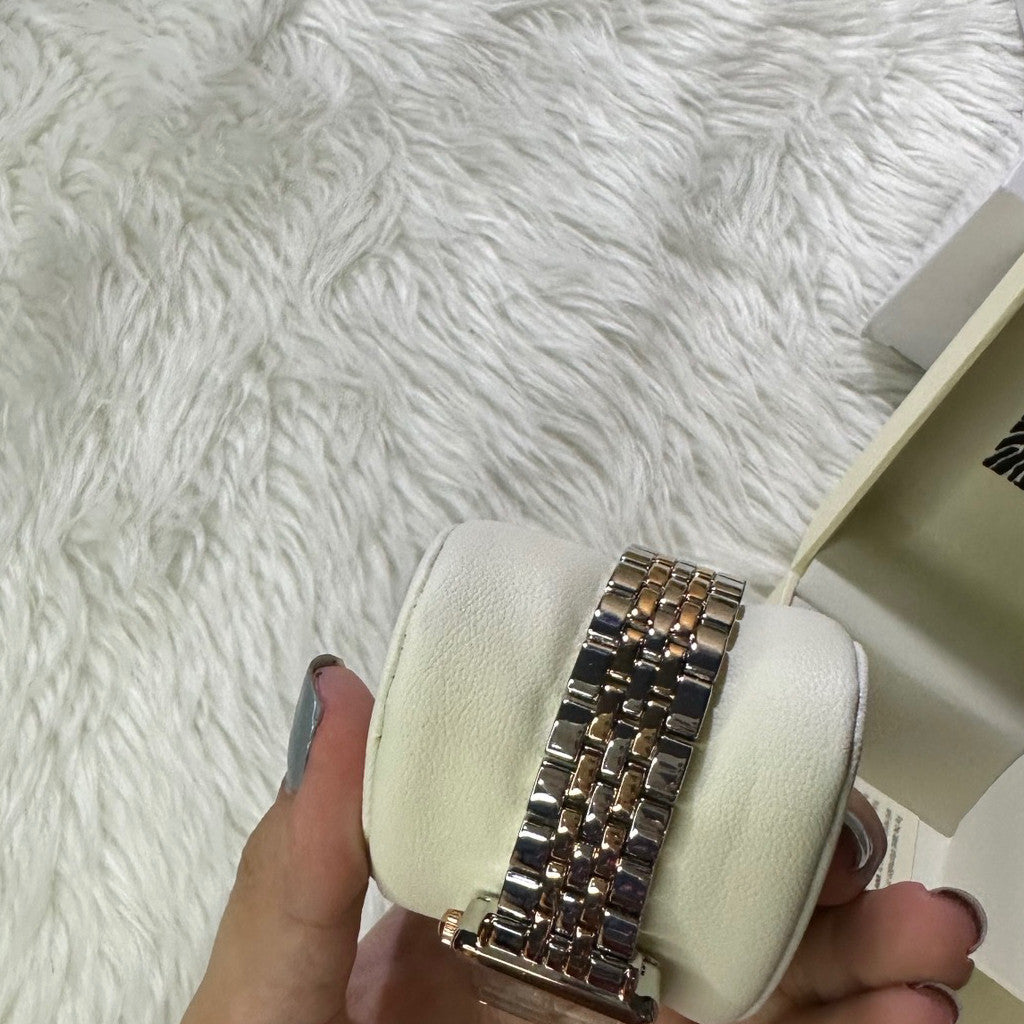 ORIG & IMPORTED AK Klein Women's Glitter Accented Bracelet Watch AK/3761SVRT
