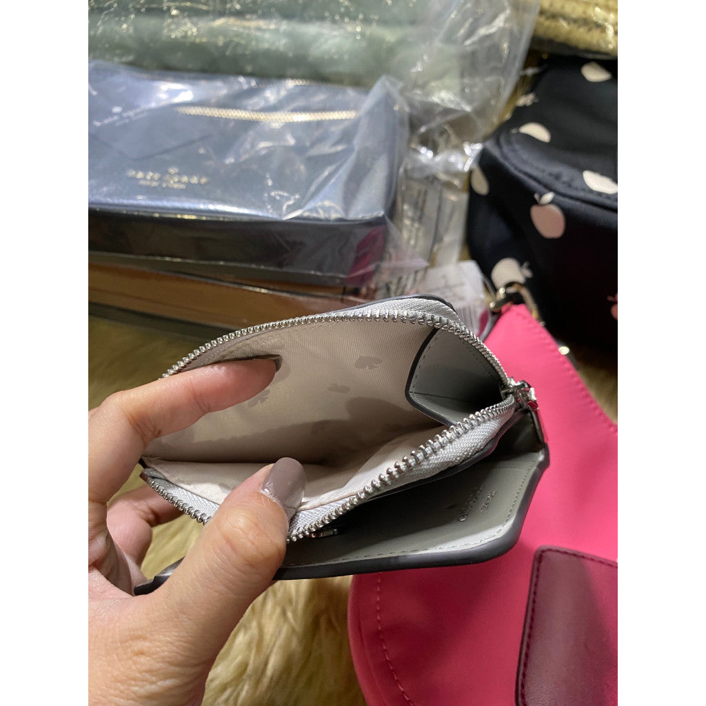 ORIG & IMPORTED KS Schuyler Small L Zip Bifold Wallet Gray