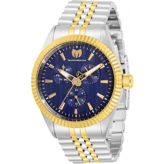 ORIG & IMPORTED TechnoMarine Sea Dream Men's Watch - 42mm, Steel, Gold (TM-719004)