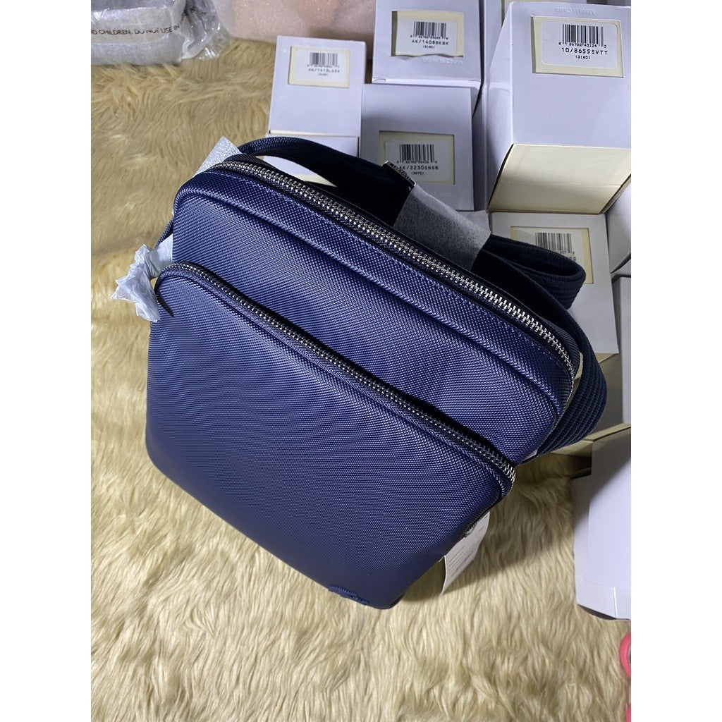 LCT Classic Camera Crossbody Bag in Navy for Men