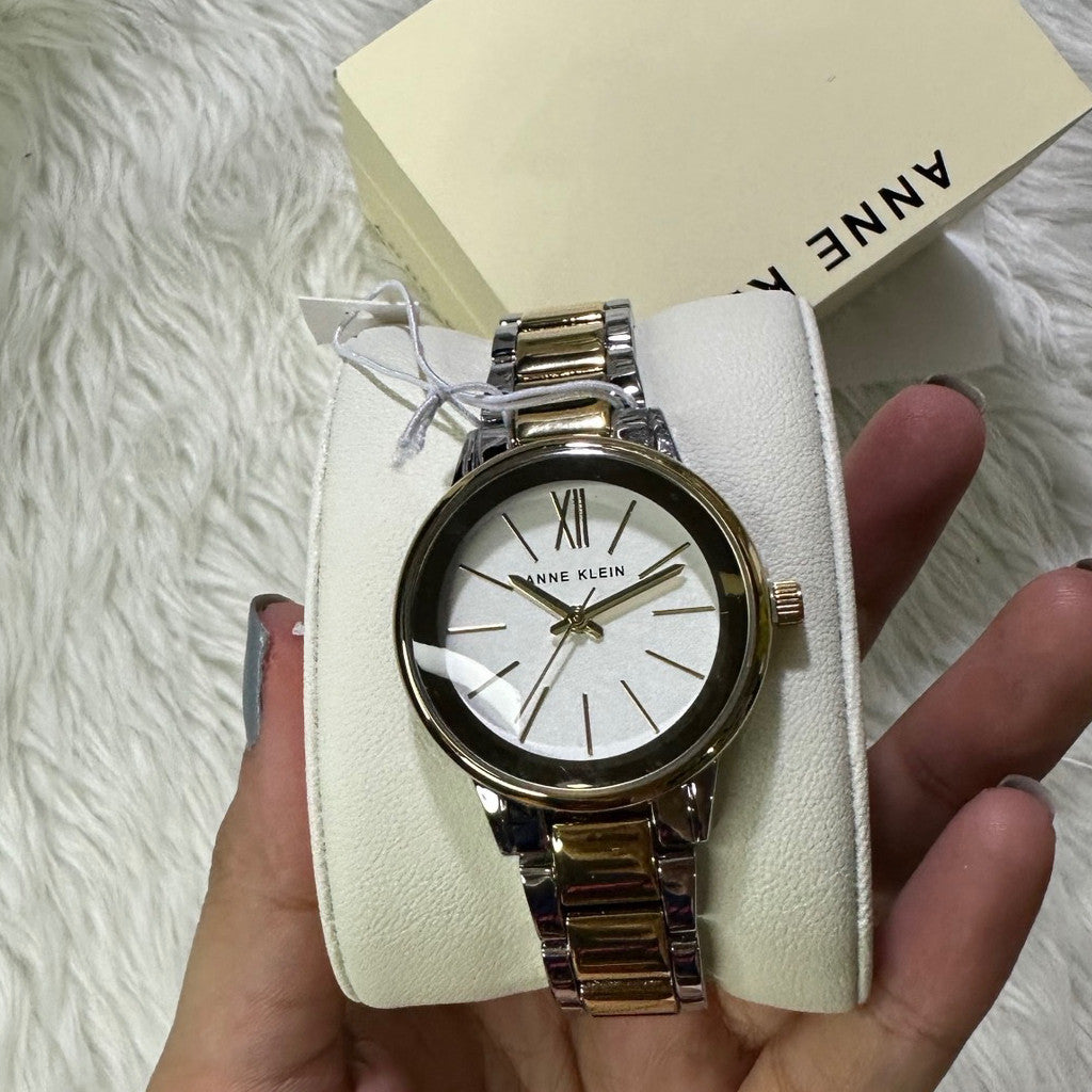 ORIG & IMPORTED AK Klein Women's Bracelet Two Tone Watch AK/3877SVTT