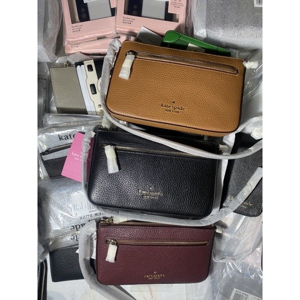 SALE! ❤️ KS Leila Pebbled Nolita Leather Kilikili Bag Convertible Wristlet