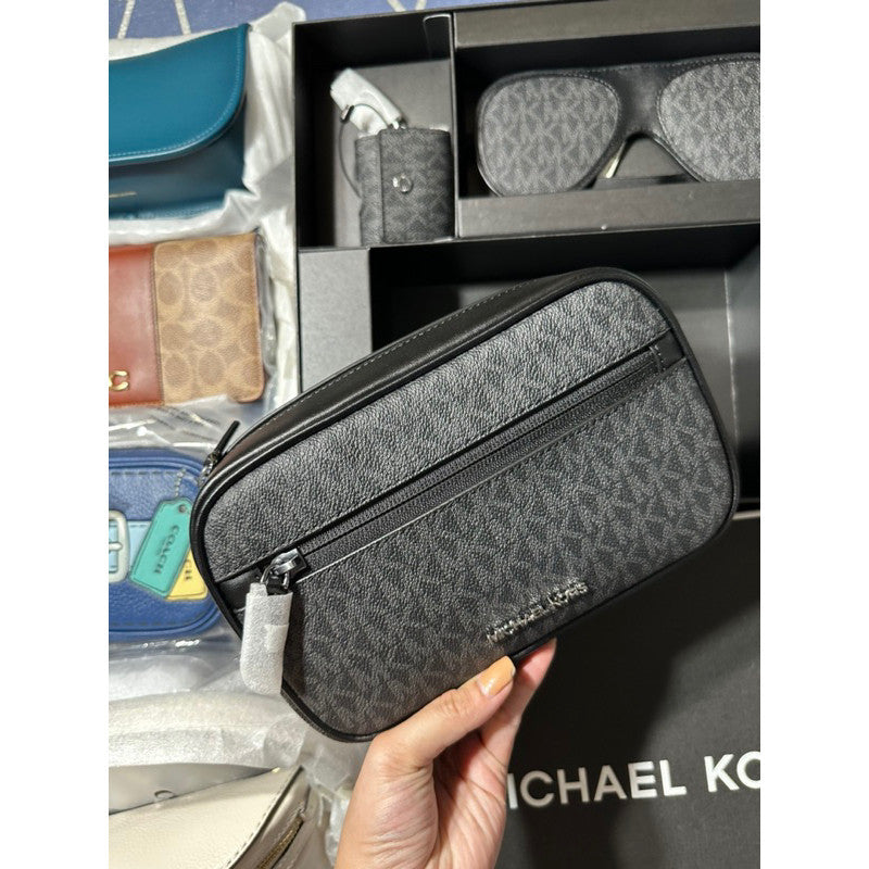 ORIG & IMPORTED MK 3-in-1 Logo Travel Gift Set Men’s Pouch Airpods Case