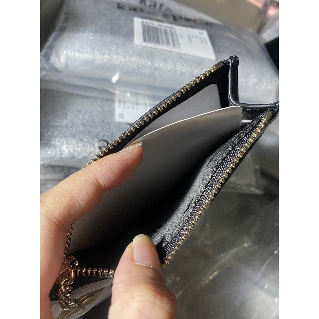 SALE! ❤️  KS Laurel Way Bitsy Card Holder Wallet in Black and Brown