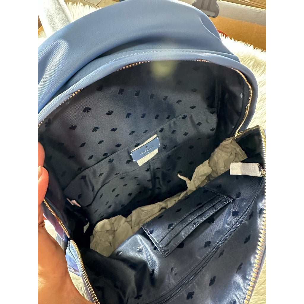 ORIG & IMPORTED KS Chelsea Large Nylon Backpack Bag in Shipyard Blue