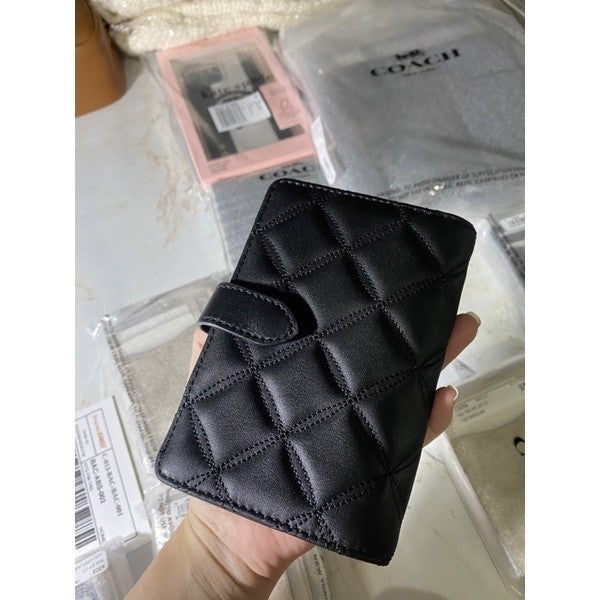 KS natalia medium compact bifold wallet in Black