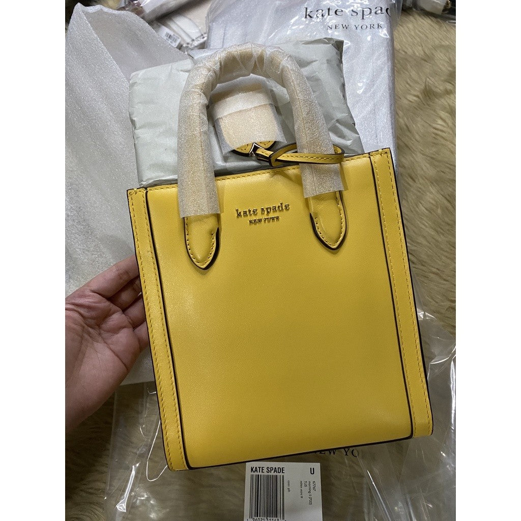 ORIG & IMPORTED KS Manhattan Mini Tote Bag in YELLOW