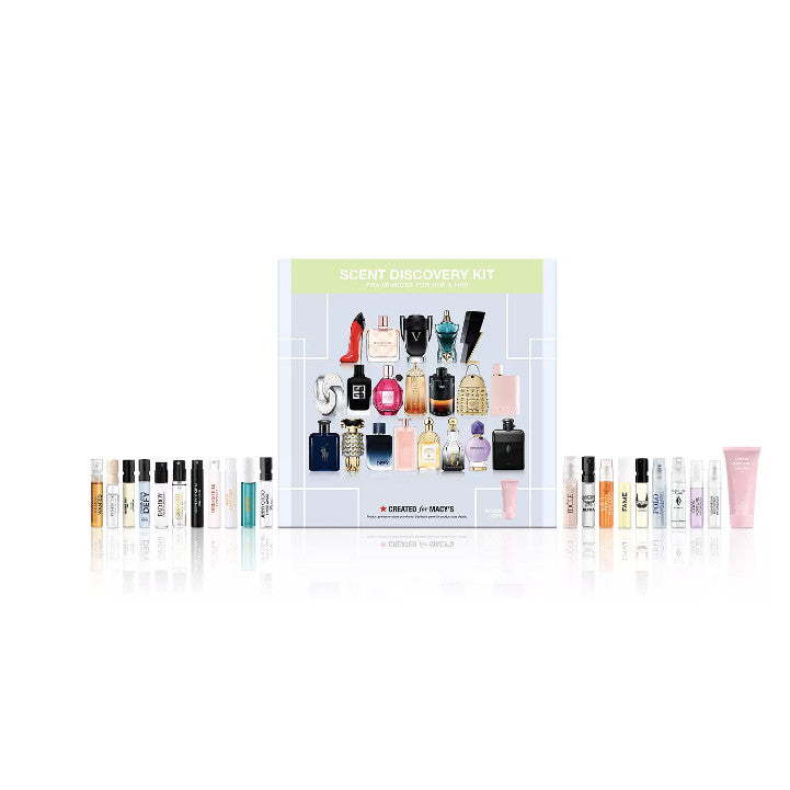 ORIG & IMPORTED Macys 21-Pc. Fragrance Perfume Sampler Decant Set For Him & Her 100% ORIG