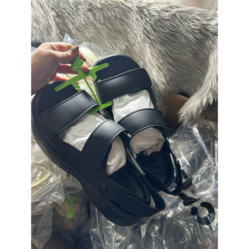 SALE! ORIG & IMPORTED Crocs Skyline Chunky Wedge Platform Sandals in Black
