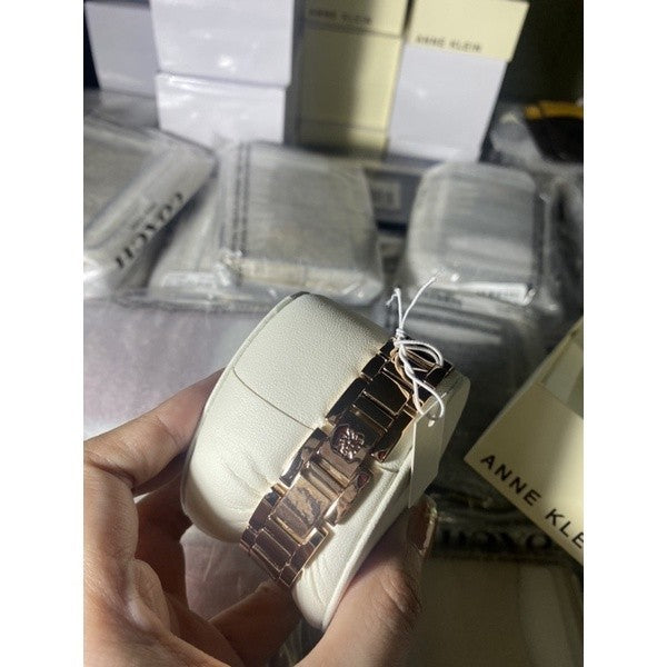 SALE! ❤️  AK Klein Women's AK/1362GNRG Quartz Metal and Alloy Rose Gold-Toned Dress Watch