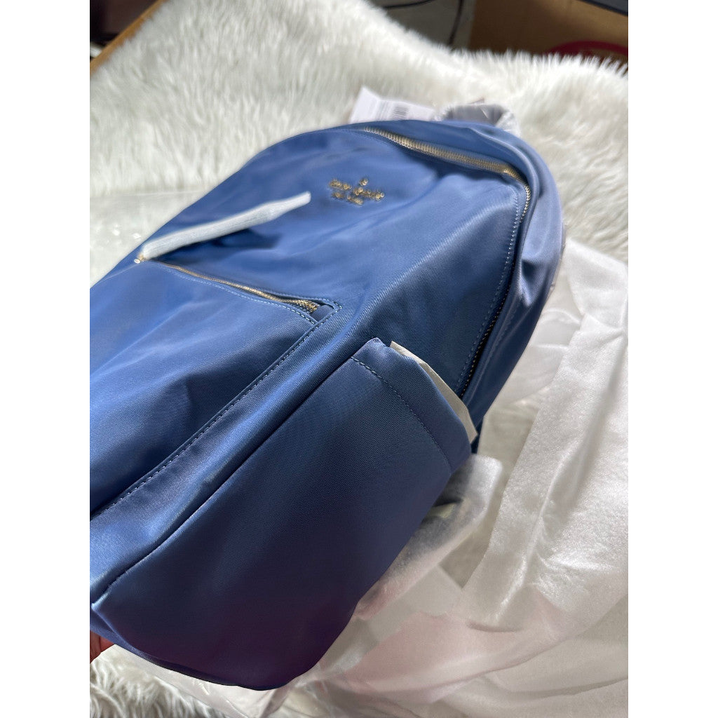 ORIG & IMPORTED KS Chelsea Large Nylon Backpack Bag in Shipyard Blue