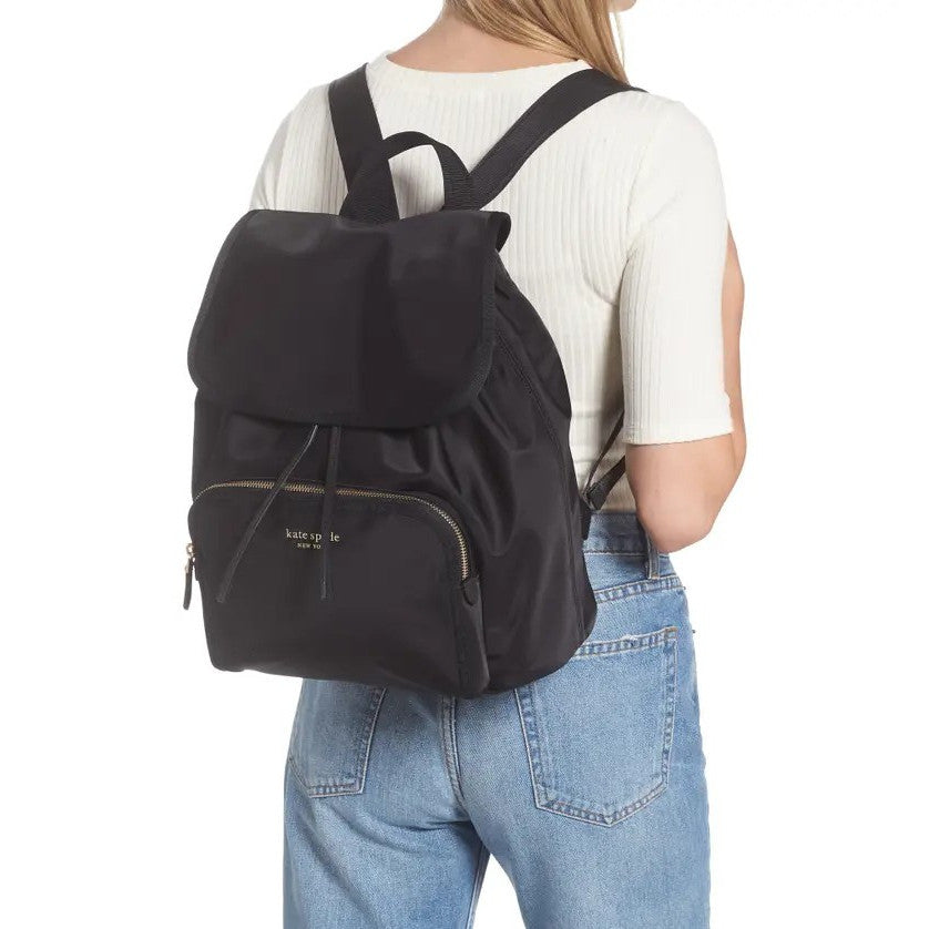 ORIG & IMPORTED KS Retail The Little Better Sam Nylon Medium Backpack Black Bag