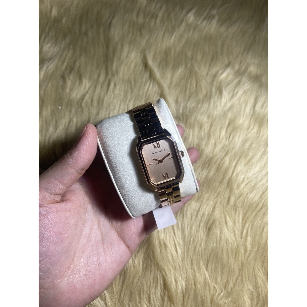 AK Klein Women's Watch with Metal Strap, Rose Gold AK/3774RGRG