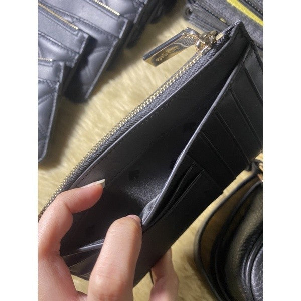 KS natalia large slim card holder wallet black - ORIG, US IMPORTED