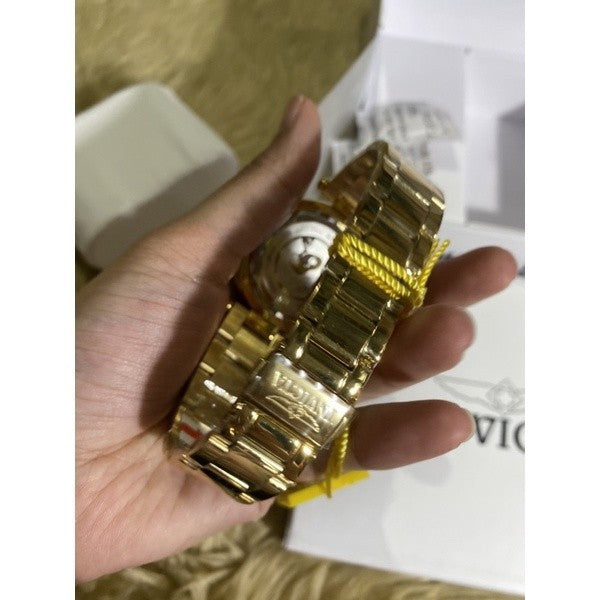 Invicta Character Collection GOLD Snoopy Women's Watch w/Mother of Pearl Dial - 40mm