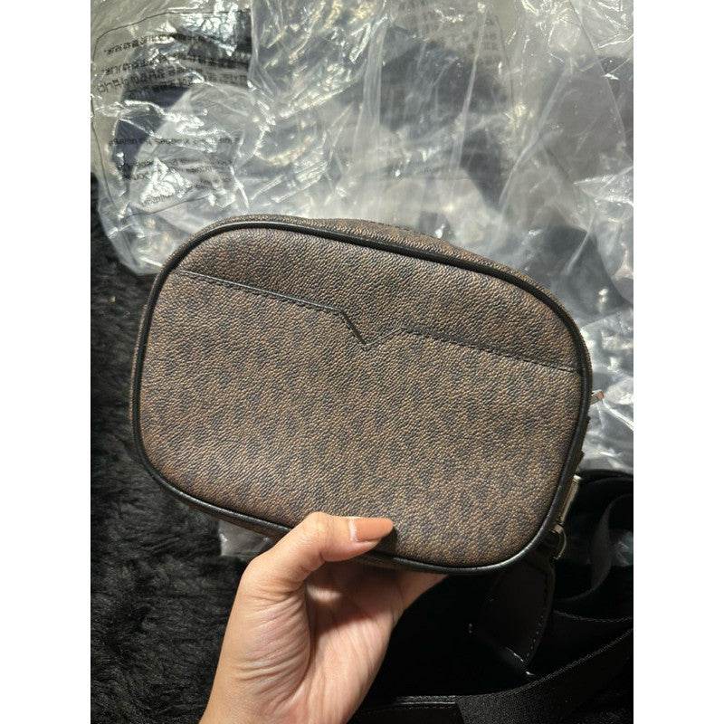 ORIG & IMPORTED MK Jet Set Oval Small Crossbody Bag Black