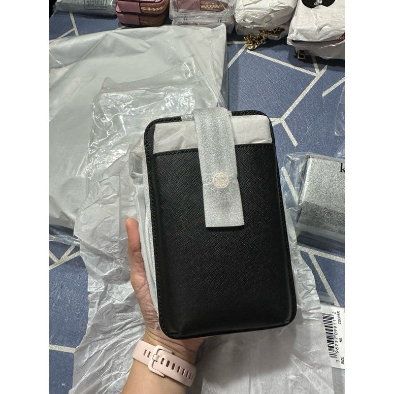 ORIG & IMPORTED MK Saffiano Leather Smartphone Crossbody Bag