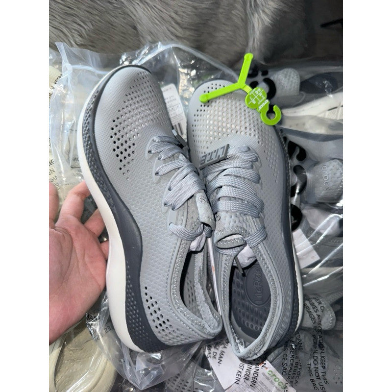 ORIG & IMPORTED Crocs Men’s LiteRide 360 Pacer Shoes in Light Grey