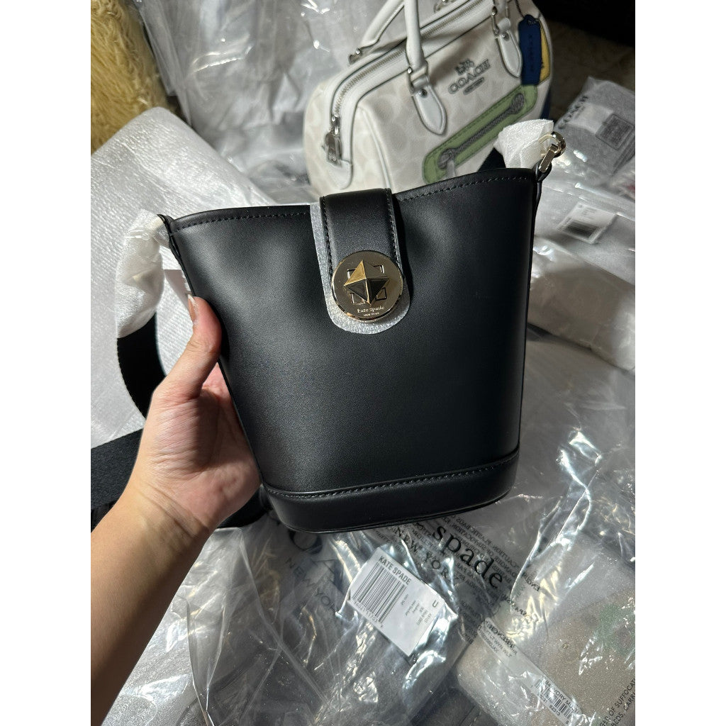 ORIG & IMPORTED KS Audrey Mini Bucket Bag Black