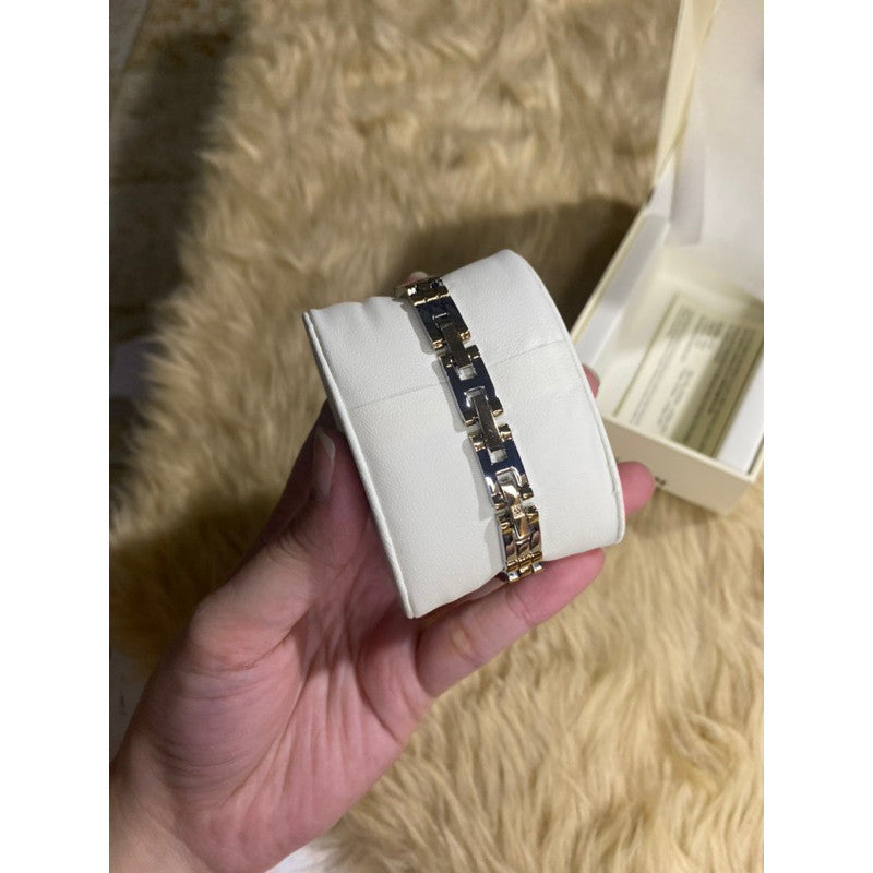 AK Klein Women's 10-4899SVTT Two-Tone Dress Watch