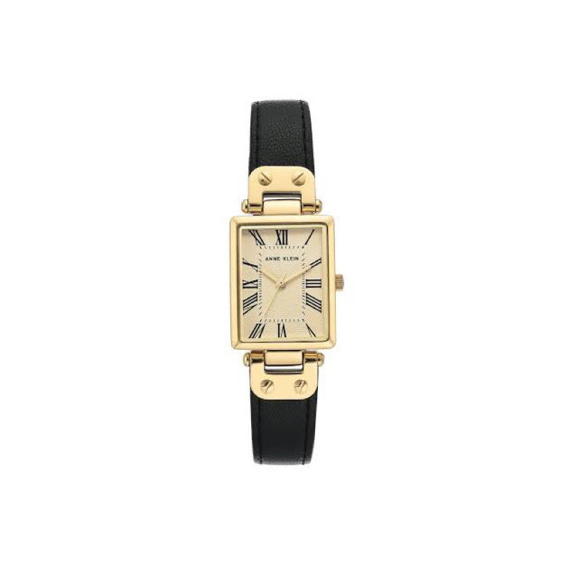 ORIG & IMPORTED AK Klein Women's Japanese Quartz Dress Leather Watch Black AK/3752CRBK