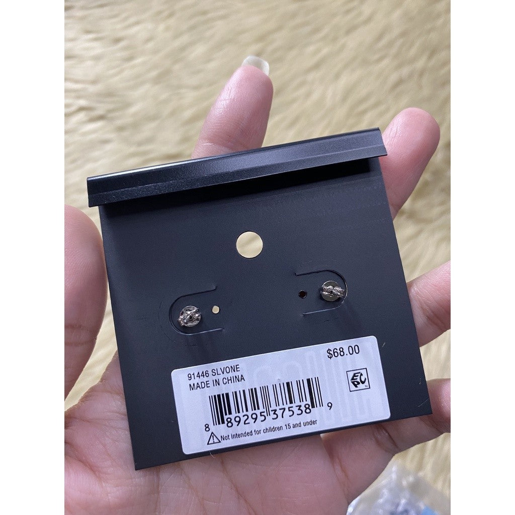 SALE! ❤️ ORIG & IMPORTED CCH Signature Pave Bar Stud Earrings