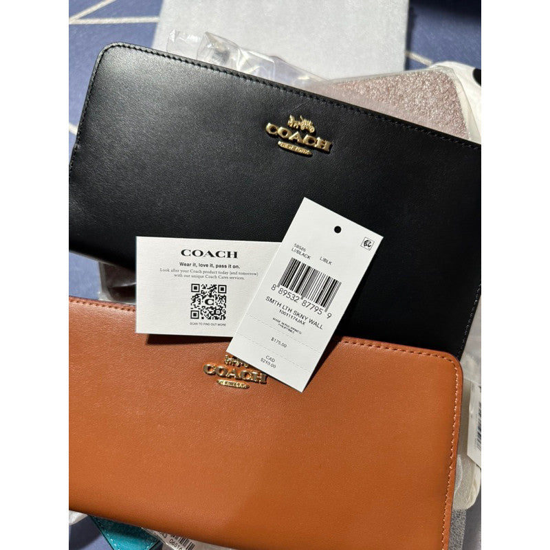 ORIG & IMPORTED CCH Retail Long Slim Wallet Black/Brown