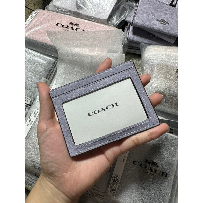 ORIG & IMPORTED CCH Mini rowan & Slim Id Card Holder Wallet Quilted With Puffy Diamond Pink/Purple