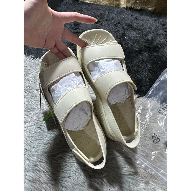 SALE! ORIG & IMPORTED Crocs Skyline Chunky Platform Wedge Sandals in Beige/Bone