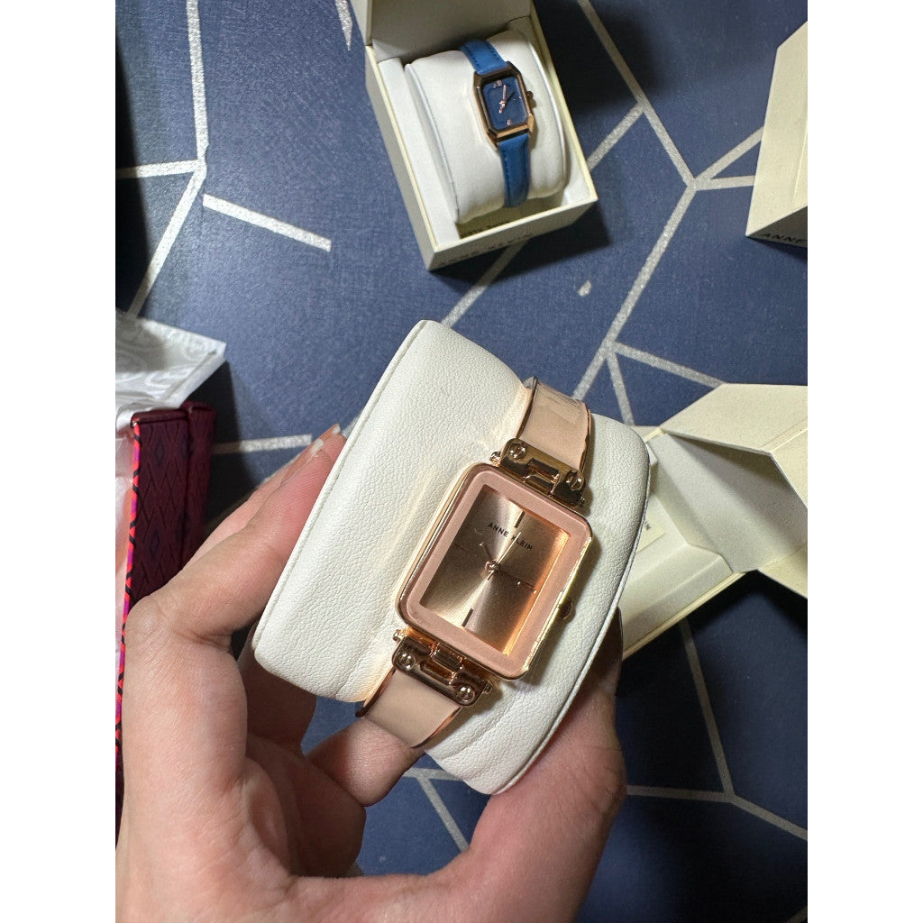 ORIG & IMPORTED AK Klein Women's Bangle Watch Rose Gold AK/3926BHRG