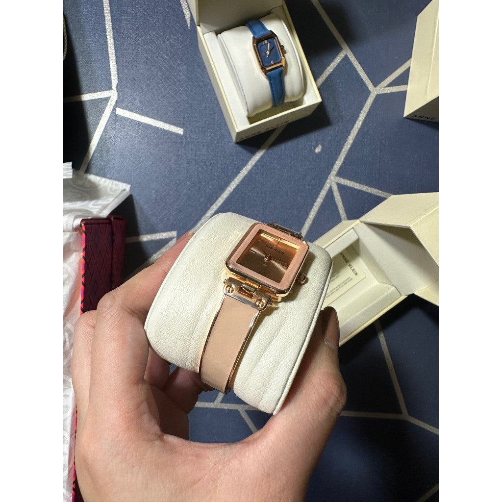 ORIG & IMPORTED AK Klein Women's Bangle Watch Rose Gold AK/3926BHRG