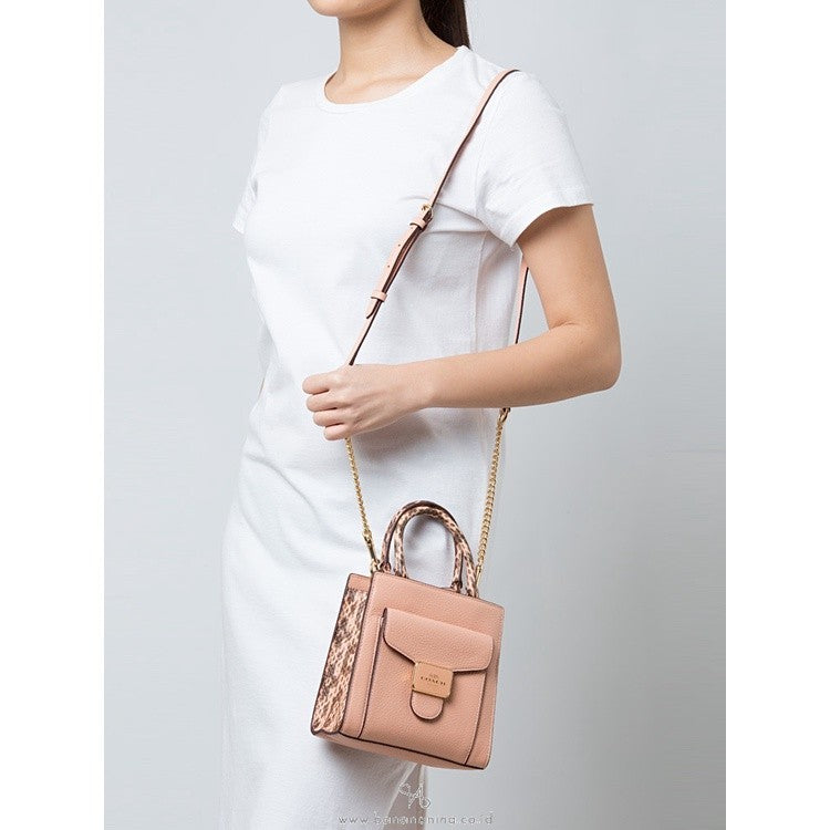 SALE! ❤️  C0ACH Mini Pepper Crossbody Bag in Gold/Shell Pink