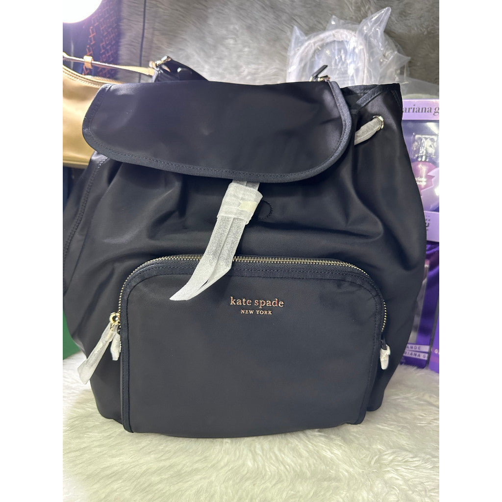ORIG & IMPORTED KS Retail The Little Better Sam Nylon Medium Backpack Black Bag