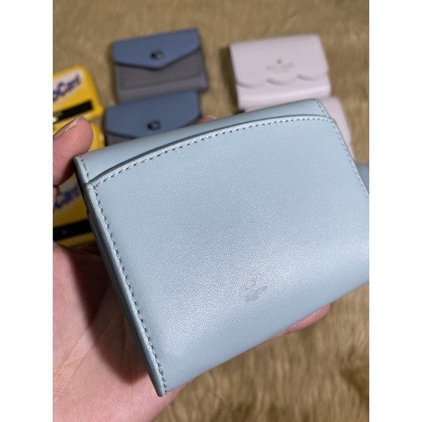 KS gemma small flap wallet - WHITE
