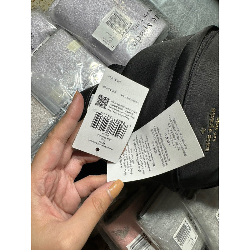 ORIG & IMPORTED KS Chelsea Mini Nylon Backpack Black Bag