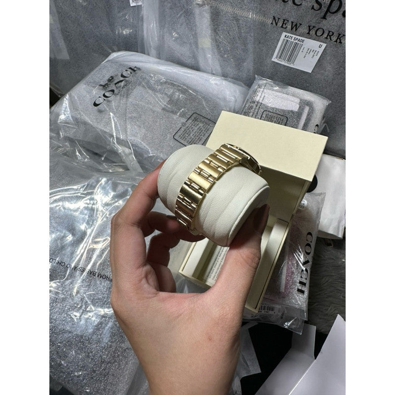 ORIG & IMPORTED AK Klein Women's Bracelet Gold Women's Watch 10/8654BKGB