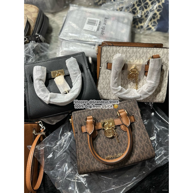 ORIG & IMPORTED MK Hamilton Saffiano Leather Mini Crossbody Bag