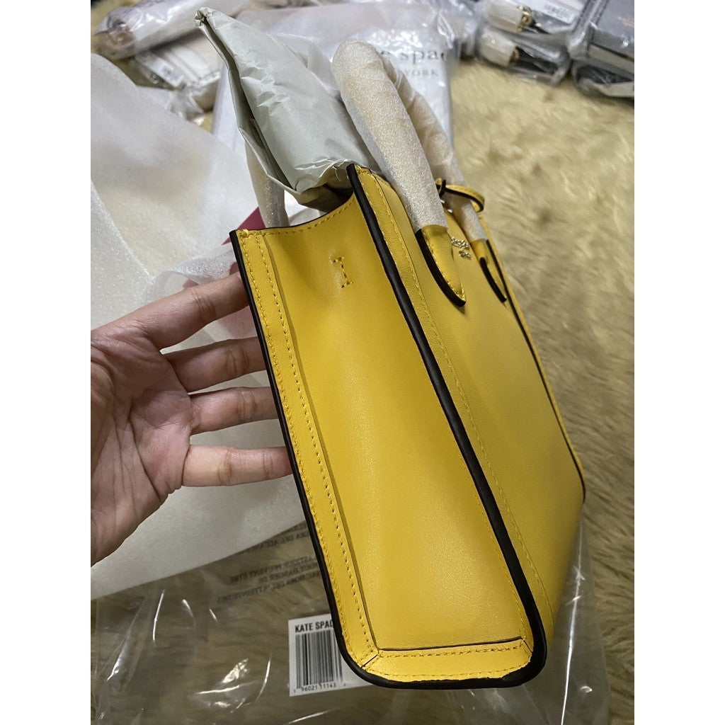ORIG & IMPORTED KS Manhattan Mini Tote Bag in YELLOW