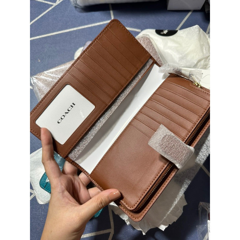ORIG & IMPORTED CCH Retail Long Slim Wallet Black/Brown