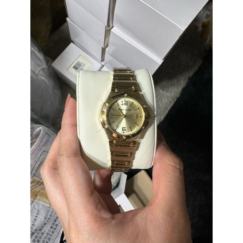 ORIG & IMPORTED AK Klein Women's Bracelet Gold Women's Watch 10/8654CHGP