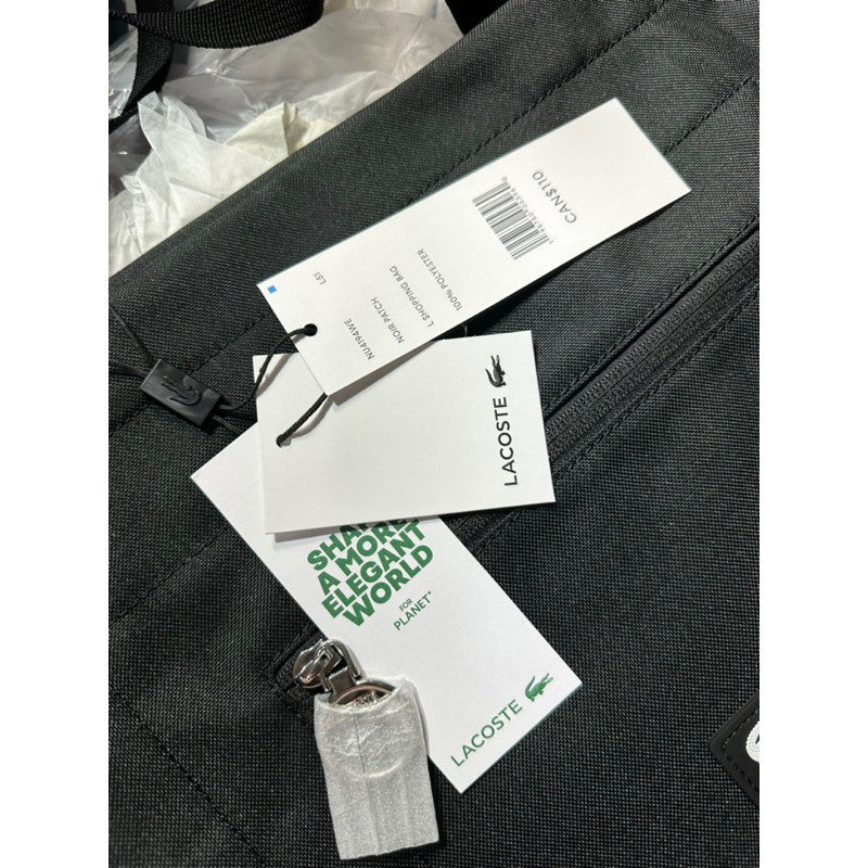 SALE! ORIG & IMPORTED LCT Unisex Contrast Branding Oversized Tote Black Bag