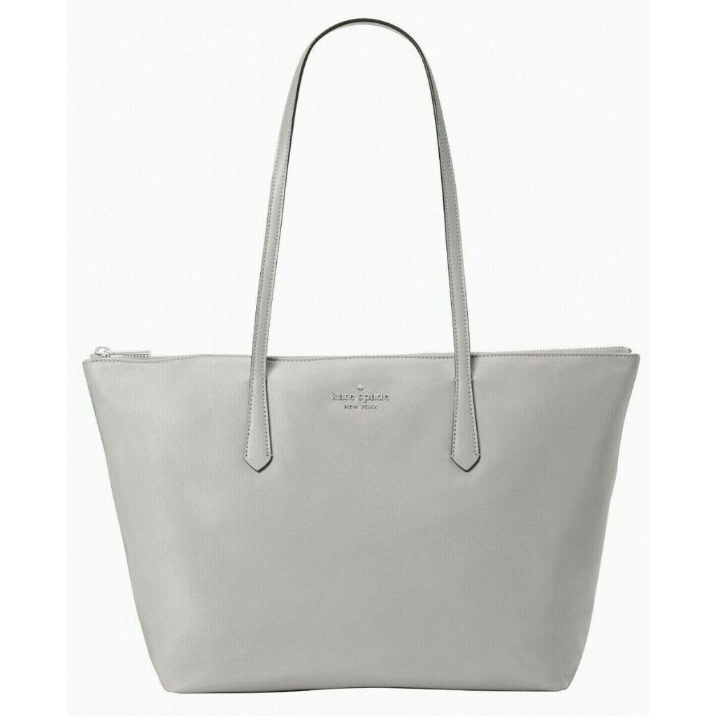 SALE! ORIG & IMPORTED KS Kitt Large Nylon Tote Bag in NIMBUS GREY