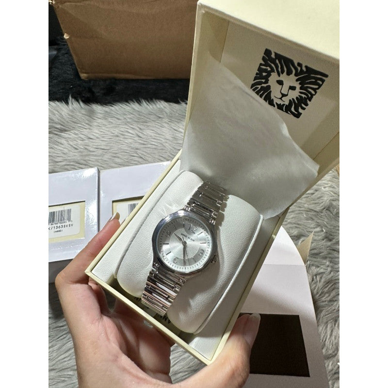 ORIG & IMPORTED AK Klein Women's Bracelet Silver Watch AK/3813SVSV