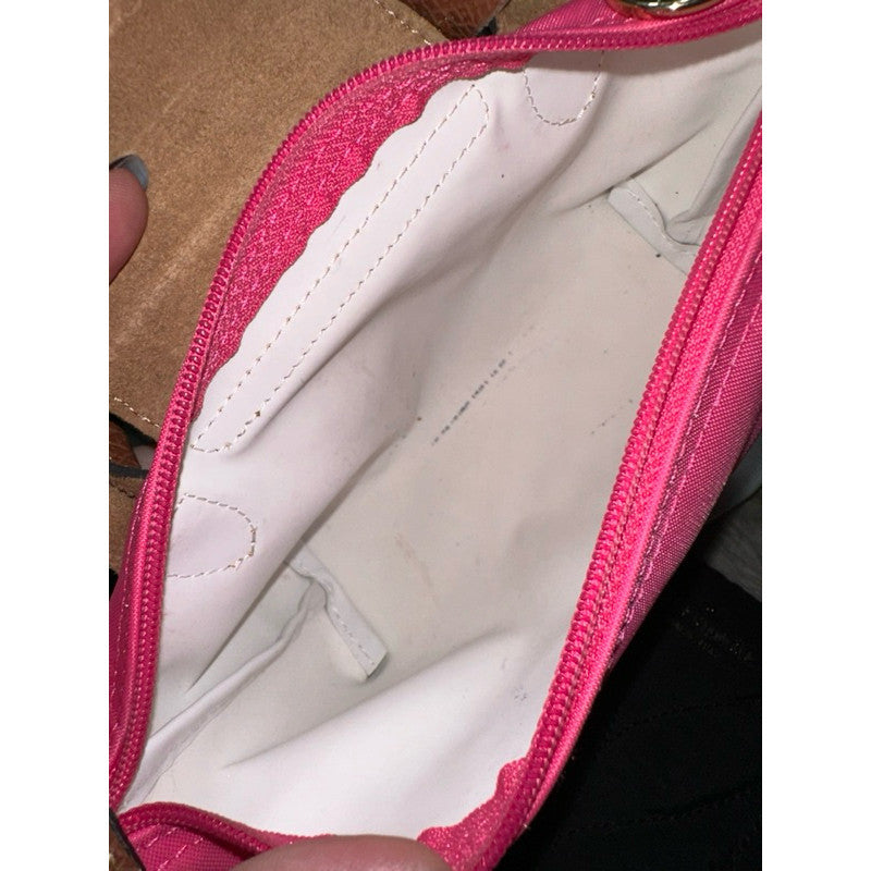 ORIG Preloved LongChamp LE PLIAGE POUCH MINI BAG pink