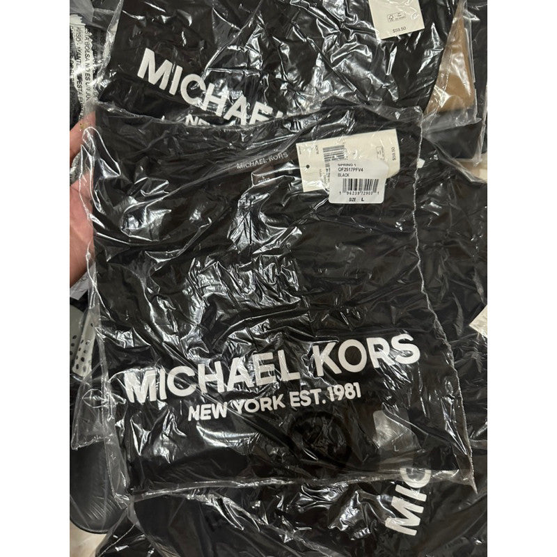 SALE! AUTHENTIC/ORIGINAL Michael K0rs MK Logo Cotton Shirt for Men Women in BLACK