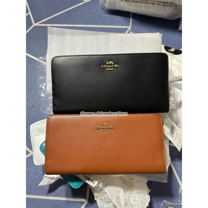 ORIG & IMPORTED CCH Retail Long Slim Wallet Black/Brown