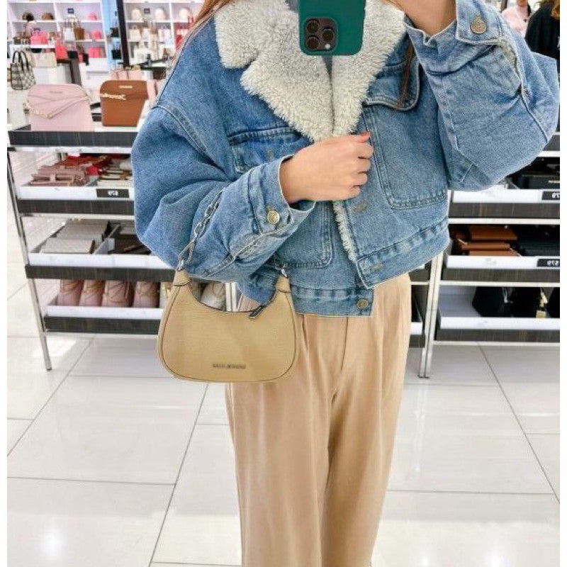 SALE! ❤️ ORIG & IMPORTED MK Cora Mini Zip Pouchette KiliKili Crossbody Bag Brown