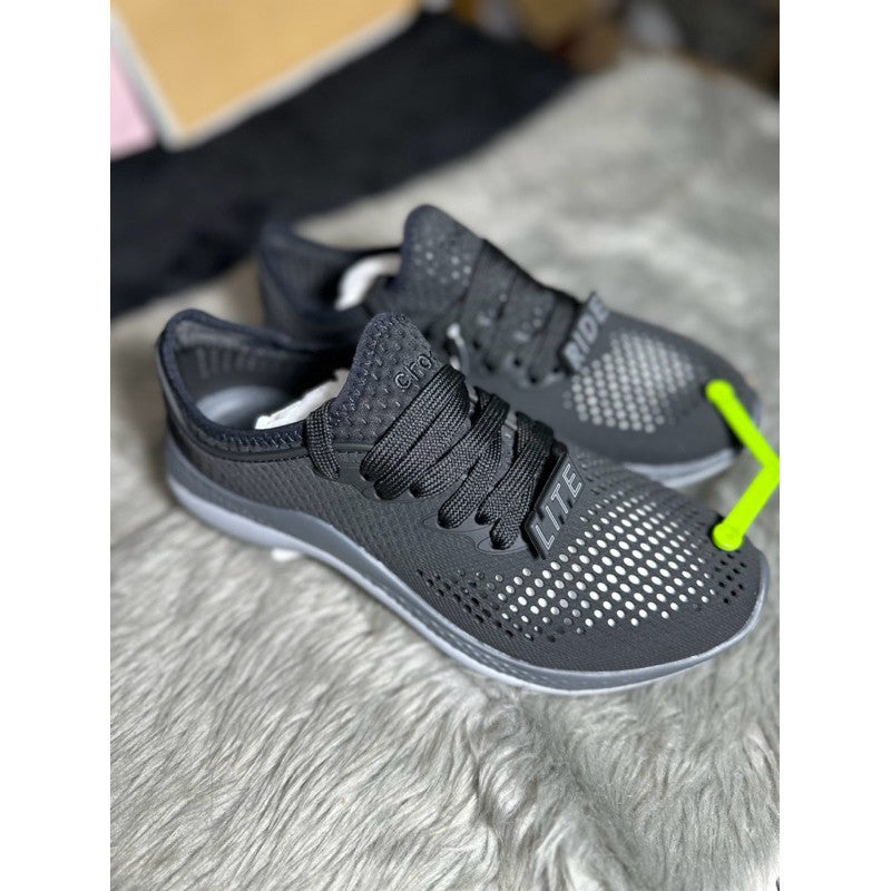 ORIG & IMPORTED Crocs Women’s LiteRide 360 Pacer Shoes in Black/Slate Grey